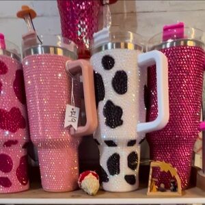 42oz. LadyKCO SignatureElegant Ice Blingy  Glitzy StanleyTumblers LikeNOOTHERS!